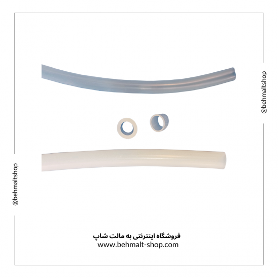 شیلنگ متری سیلیکونی فودگرید10در15-قطر داخلی 10mm و قطر کل 15mm